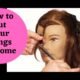 How to Cut Bangs